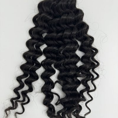 100% Echthaar tiefe Welle, 100g, 16inches  100% Remy-Haar