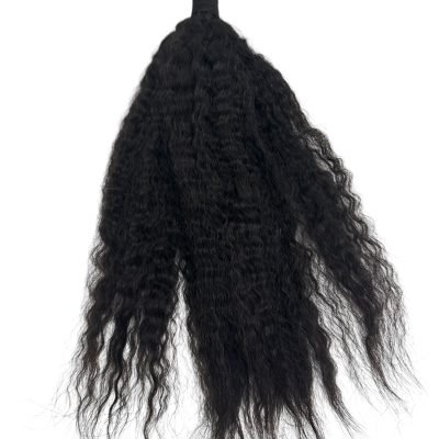 100% Echthaar Yaki Kinky Straight, 100g, 16 Zoll  100% Remy-Haar