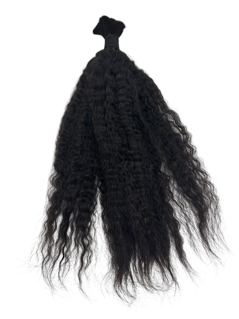 100% Echthaar Yaki Kinky Straight, 100g, 16 Zoll  100% Remy-Haar