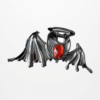 Gothische Haarklammern Fledermaus Motiv