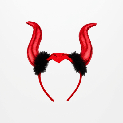 Teufel Stirnband rot